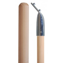 Holzstiel mit CH-Stielhalterung, Ø 24 mm, 150 cm