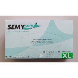 SEMY CARE Nitril-Einweghandschuhe - XL