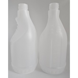 Rundflasche HDPE, natur - 500 ml