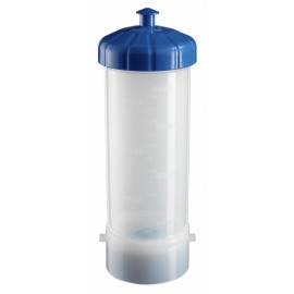 BIO-WASH-Flasche 650 ml mit Deckel - blau