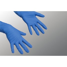 SUPERTUFF gants mono-usage en nitrile, bleu - XL  (9.5-10)