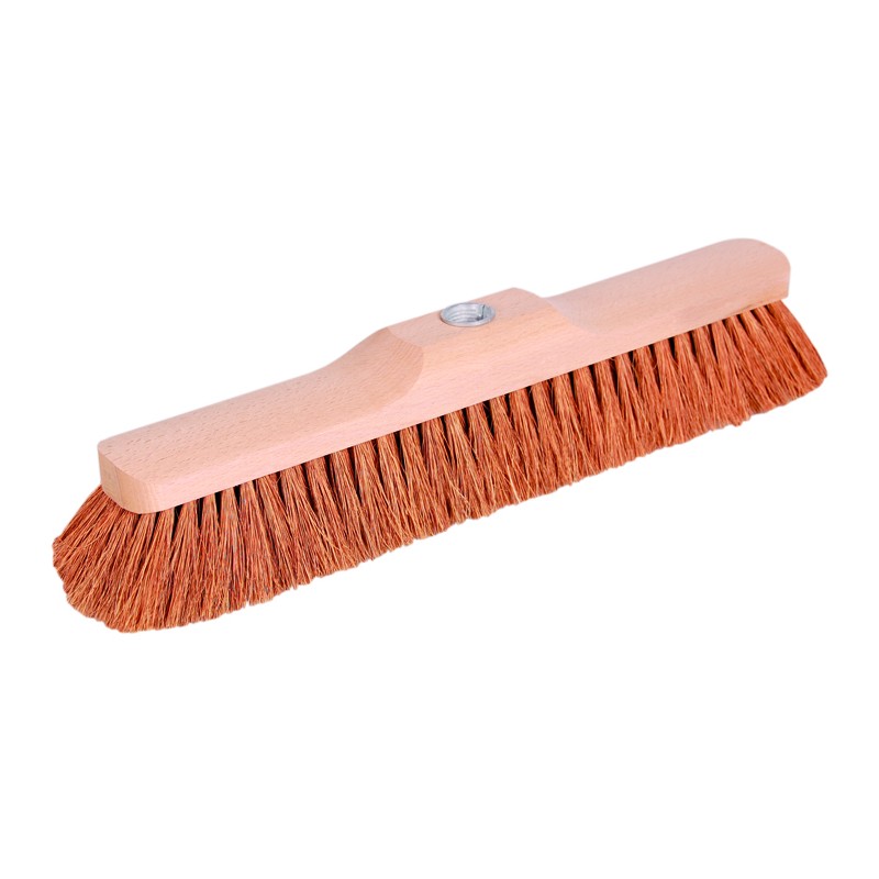 Besen Kokos-Faser mit Metallgewinde - 30 cm