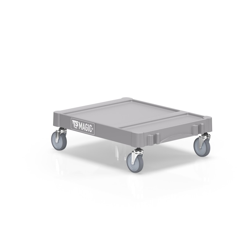 Châssis MAGIC gris 66 x 52 cm avec roulettes Ø 100 mm
