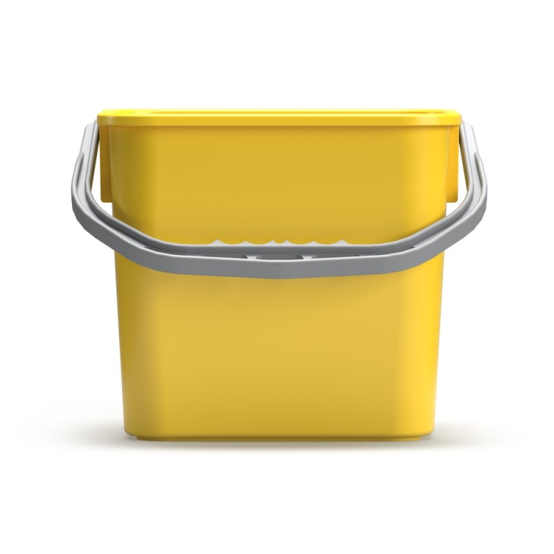 Seau PP 12 l - jaune